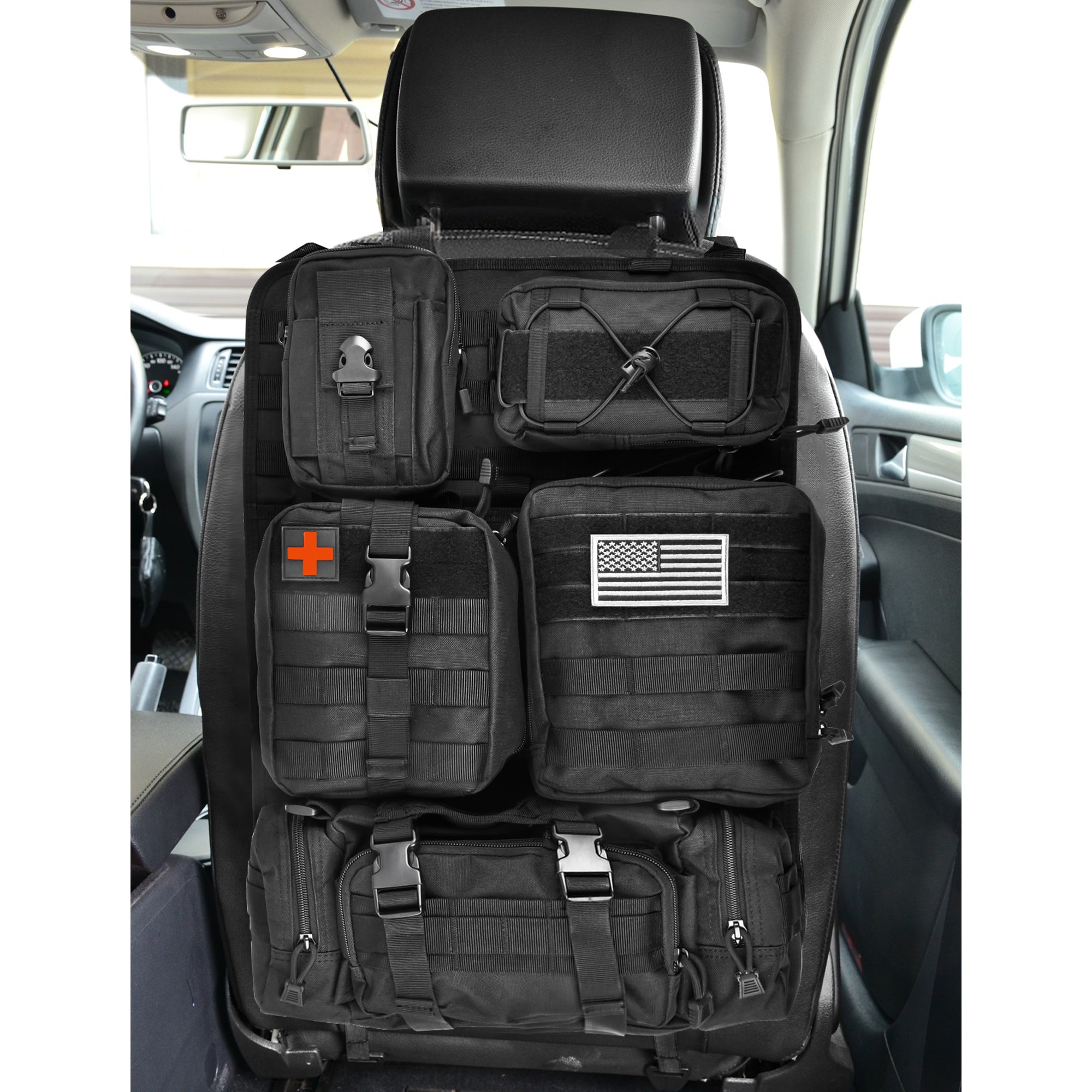 Tactical Seat Back Organizer Molle Seat Back Organizer MOTOBEE