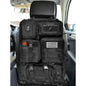 Tactical Seat Back Organizer, With 5 Detachable Multi-Purpose Molle Pouch, Black